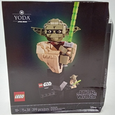 Authentic LEGO STAR WARS YODA Building Set (75438) 399 Pieces Sealed