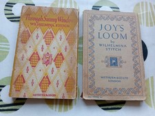 Joy's Looms & Through Sunny Windows by Wilhelmina Stitch 1930&31 Literary Poems