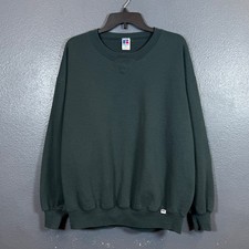 Russell Athletic XXL men  s green vintage 90  s sweater crew neck sweatshirt