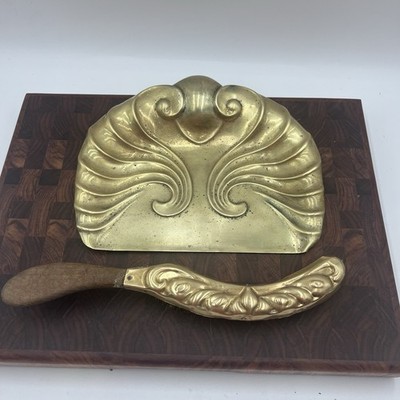 Antique Art nouveau Crumb Tray Dust Pan And Brush Beldray,England Silent Butler