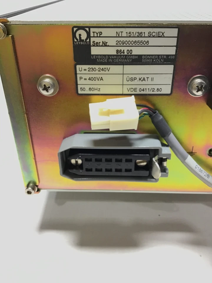 Controlador turbo bomba Leybold NT 151/361 SCIEX Foto 4 de 4