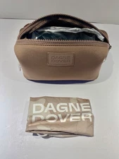 Dagne Dover 8" x 4" Toiletry Bag In Dune, NWT