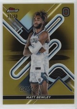 2022 Topps Finest OTE Overtime Elite Gold Refractor 27/50 Matt Bewley #69 0hm8