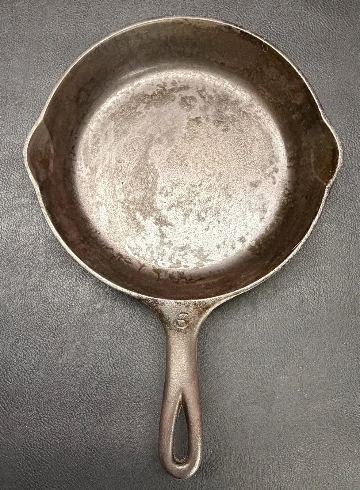 Vintage Wagner Ware Sidney O Cast Iron Skillet 1056 C No. 6 Skillet Cookware