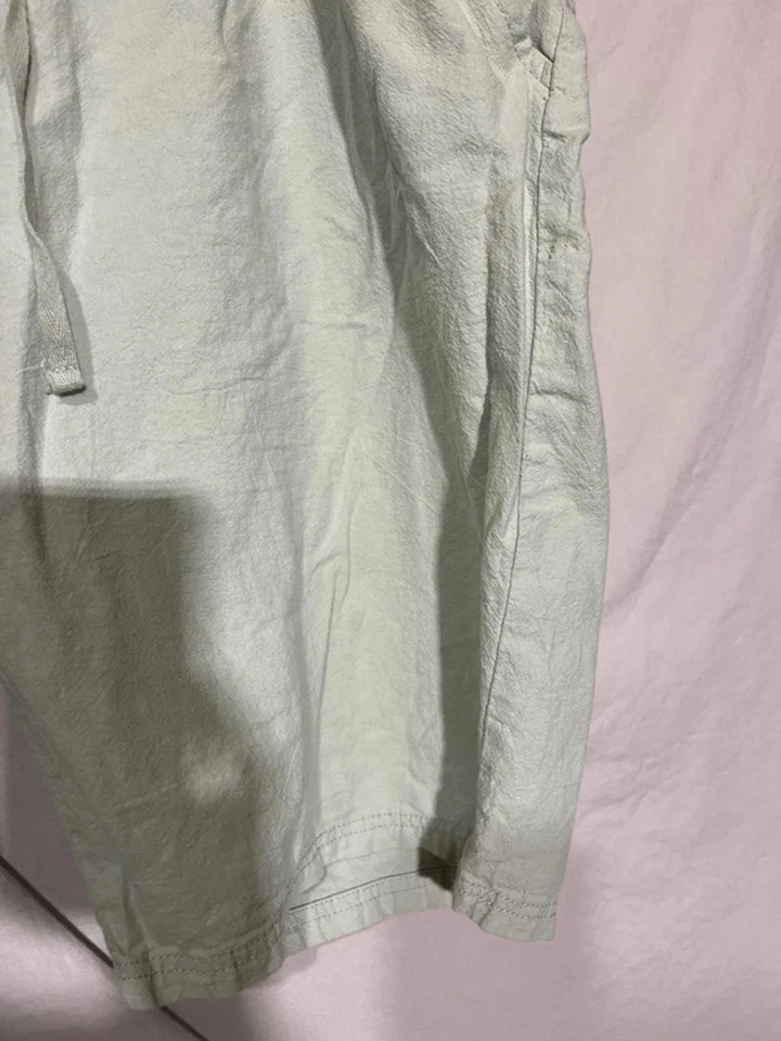 Women’s Yours Sage Green Cotton Elasticated Shorts Size 26-28 - Image 3 of 4