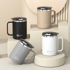 500ml Stainless Steel Thermos Mug Tea Coffee Thermal Cup Insulated Travel Mug UK