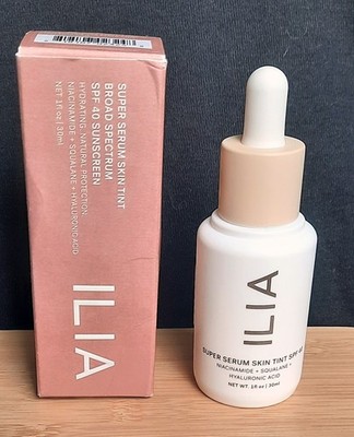 Ilia Super Serum Skin Tint Broad Spectrum SPF 40 Sunscreen- ST1 Rendezvous - NIB