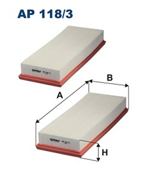 Filtron Luftfilter AP 118/3-2X Filtereinsatz FüR Puch Mercedes S211 S204 W203 SL-image
