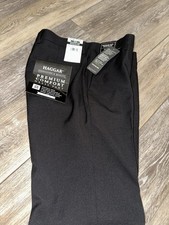 Haggar Premium Comfort Black Dress Pants Men s 30x32 Slim NWT 70