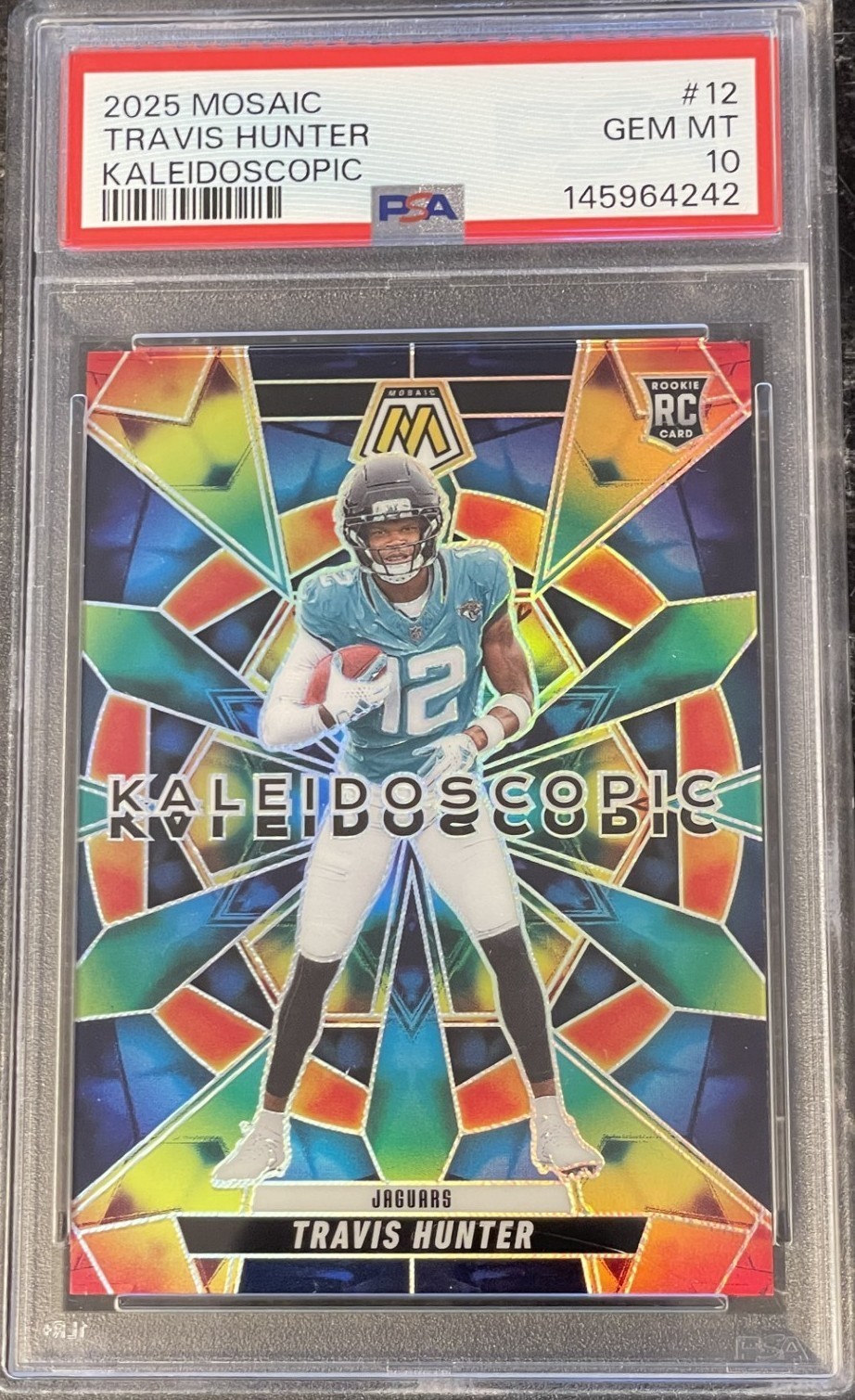 Travis Hunter Panini Mosaic Kaleidoscopic #12 Base