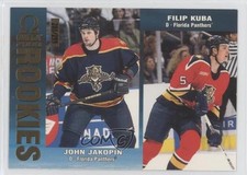 1999-00 Pacific Omega Gold 201/299 John Jakopin Filip Kuba #105 2vh