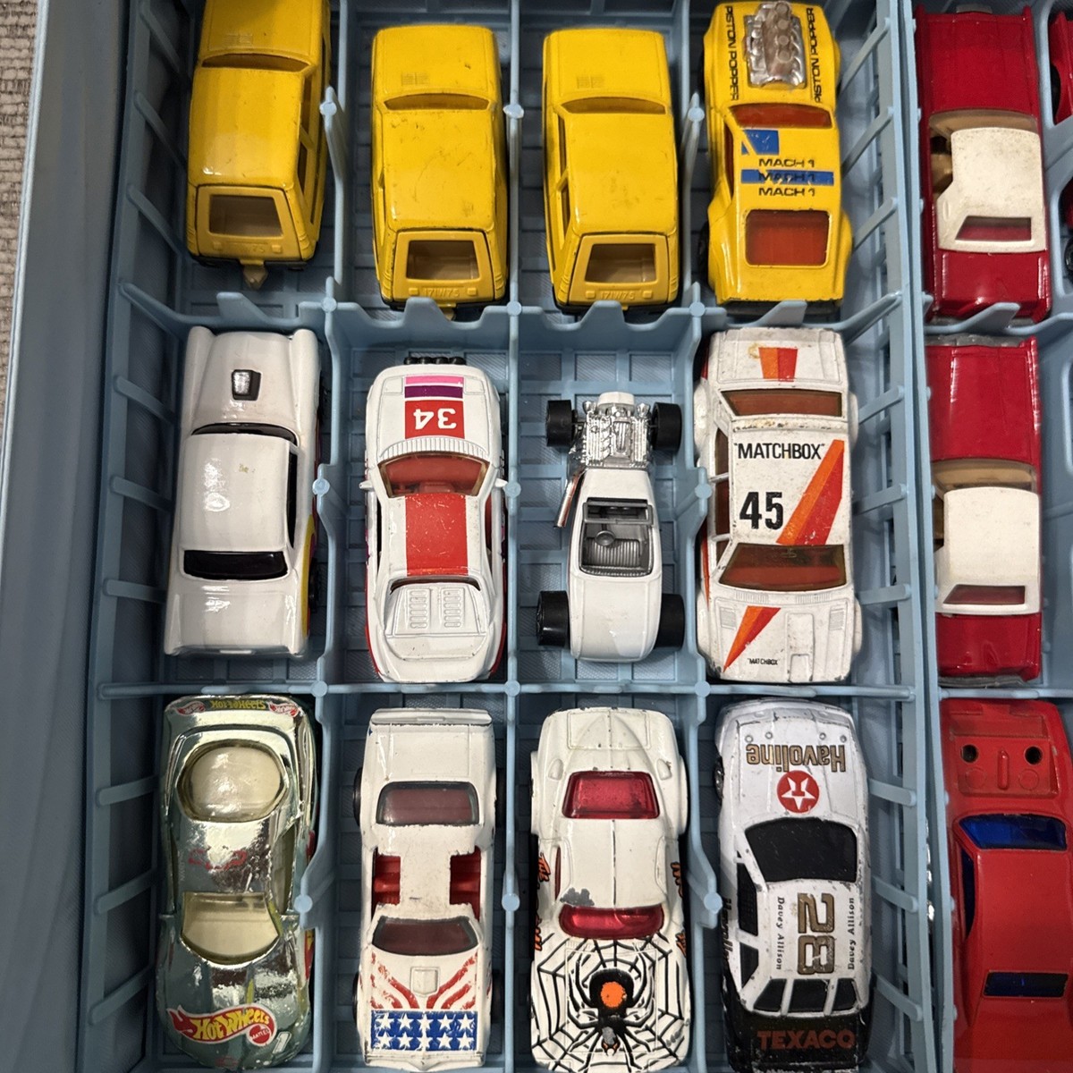 Vintage Lesney Matchbox Hot Wheels Car Lot w/ Case 70s 80s Diecast