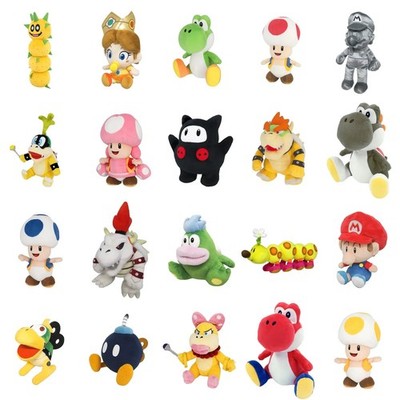 Sanei Boeki Super Mario All Star Collection S Plüschpuppe AC01-AC82 aus Japan