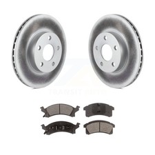 Transit Auto KGF-100001 Brake Disc and Pad Kit Front for Chevy Olds Cutlass