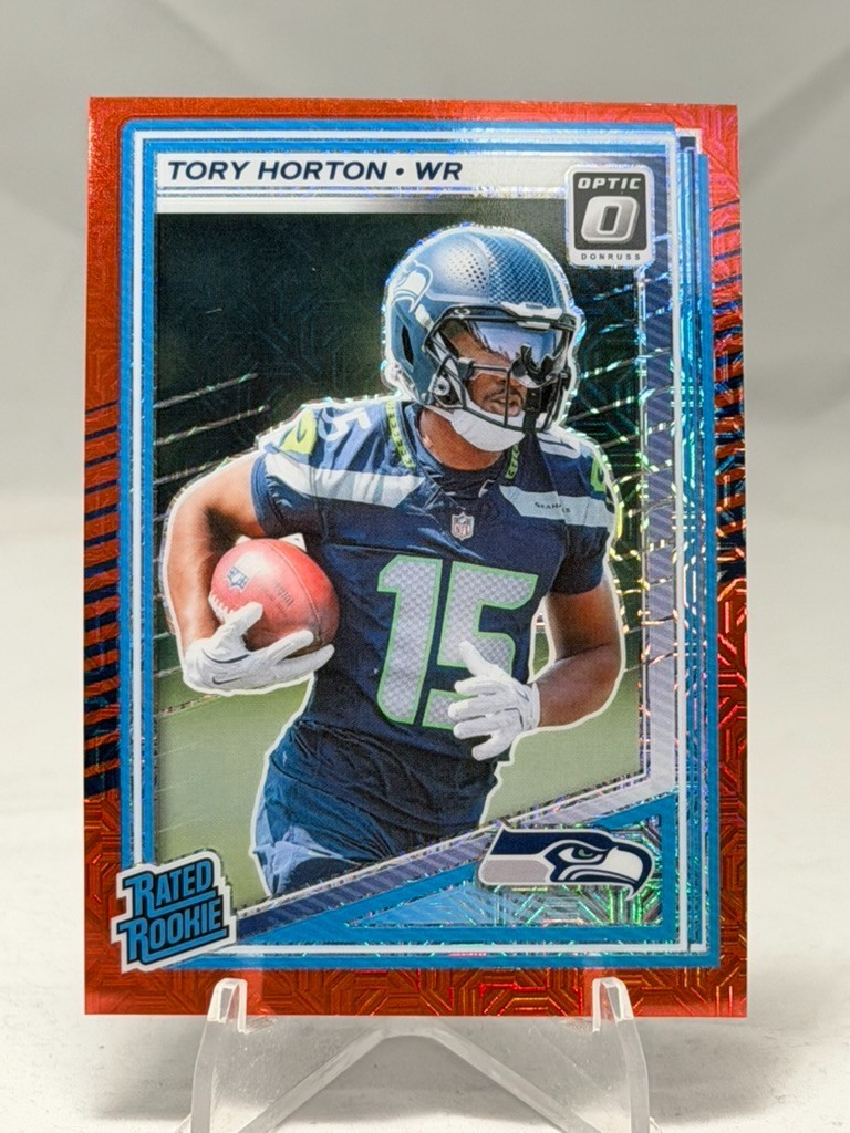 2025 Donruss Optic #295 Tory Horton Red Mojo