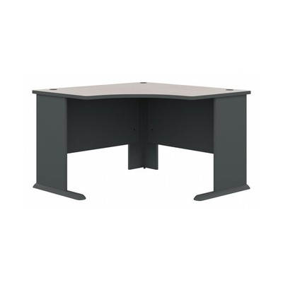 Bush Business Furniture Series A 48W Corner Desk in White Spectrum and Slate,...