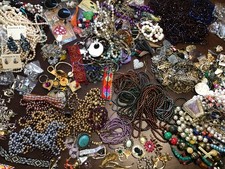 Lot of 21 lbs Vintage Modern Mixed New Used Jewelry