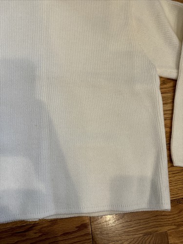 Karen Scott cremefarben Wolle Acryl Reißverschluss vorne Cardigan Pullover Taschen klassisch - Bild 14 von 19