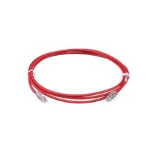 3 ft Panduit UTP28X3RD 28 AWG Copper Cat 6A UTP Patch Cord Red