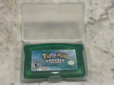 Authentic Game Boy Advance Game Pokemon Emerald 2005 GBA Socketed New Battery