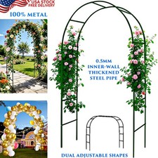 HEAVY DUTY METAL GARDEN ARCH ROSE ARCHWAY PERGOLA ARBOUR CLIMBING PLANTS TRELLIS