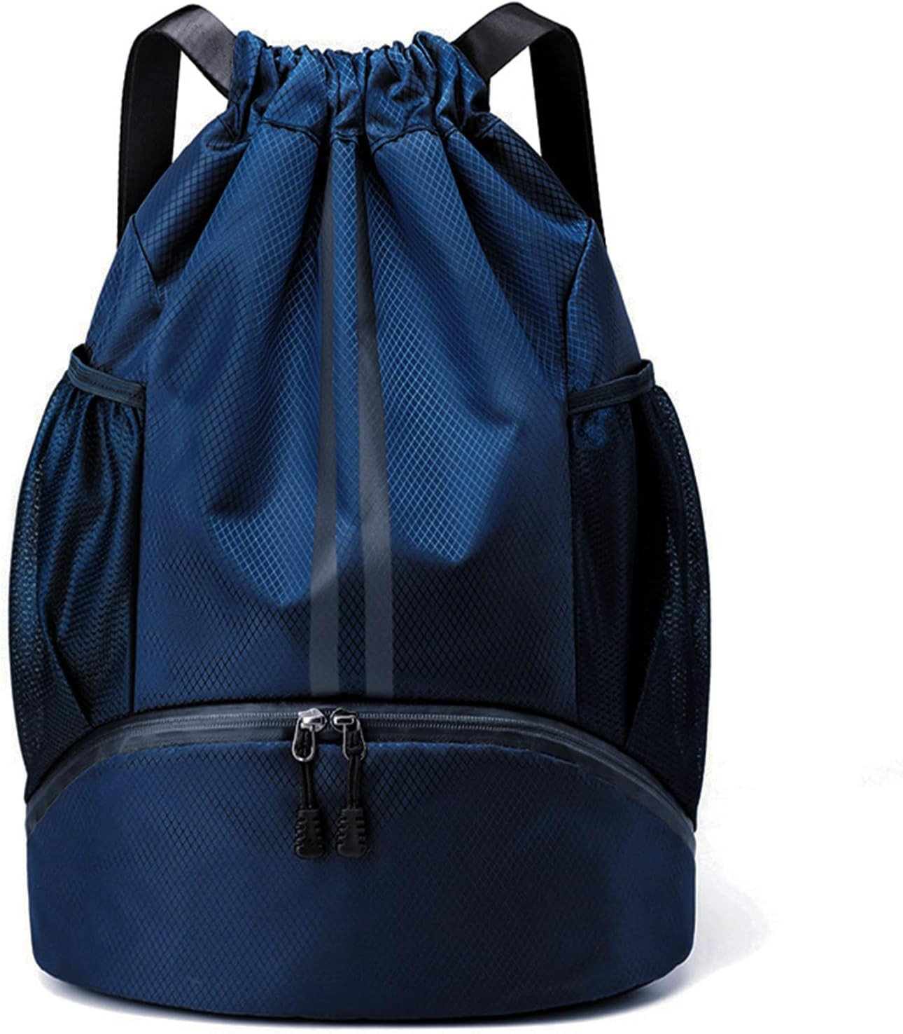 Sac à cordon sport imperméable grand format 30L avec compartiment à chaussures pour fitness et piscine