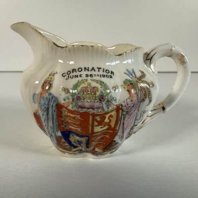 The Foley China Edward VII Krönung Sahnekännchen - selten