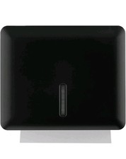 Multifold Paper Towel Dispenser Wall Mount Black , Folded Hand Towel Dispenser