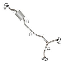 Stainless Steel Resonator Y-Pipe Kit fits: 2007 CX-9 3.5L & 2008-2015 CX-9 3.7L