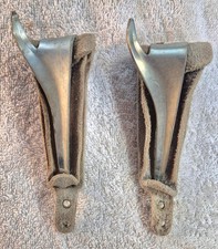 VINTAGE CONTADINI PELLE EXTRA LUNGO GANCIO DITO PALMA MAIS RACCOLTA HUSKING PIOLO STRUMENTO