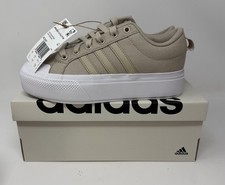 Women Adidas Bravada 2.0 Platform Skateboard Low Shoe Sneaker Clay Size 6