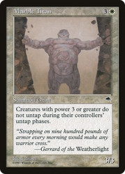 Marble Titan #28 Tempest Rare Magic: The Gathering