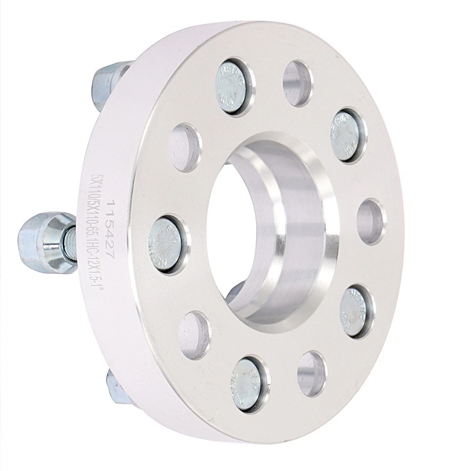 4pcs 25mm Hub Centric Wheel Spacers 1" For Pontiac G6 Chevrolet Cobalt HHR Foto 3 de 4