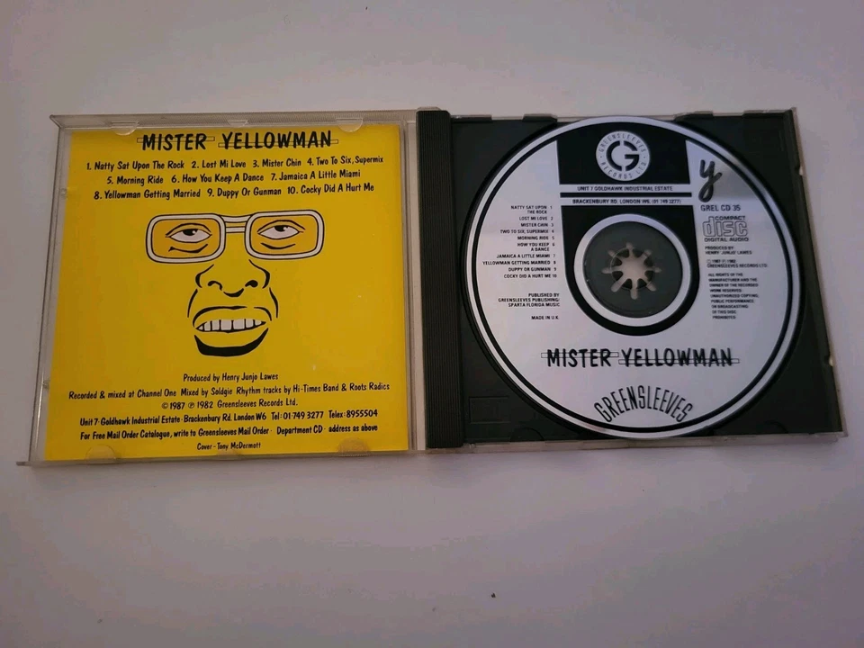 Mr Yellowman - 1987 Greensleeves Records CD Top Zustand ! RAR - Bild 2 von 3