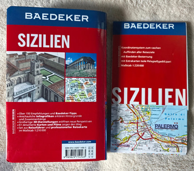 Reiseführer Reise Guide Sizilien m. Karte Beadeker 13. Aufl. 2016 9783829714563