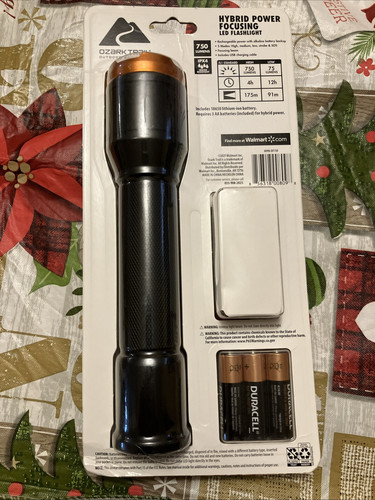 Ozark Trail 750 lumen LED hybrid flashlight, black New - Bild 5 von 5