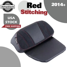 Red Stitching SIK Baggers Small Backrest Pad For Harley Street Road King 14+