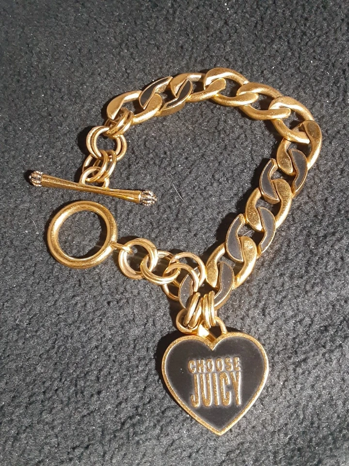 Vintage Juicy Couture Bracelet Black Enamel - Image 2 of 4