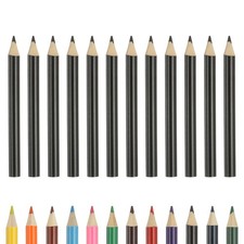 Cute Black Color Drawing Pencils for Adult Coloring Books 12 Pcs