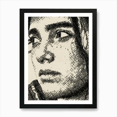 The Last of Us ellie art Art Print Framed Wall Art Poster Canvas Print Picture
