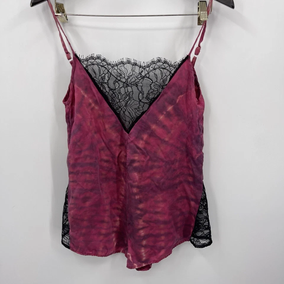 Mameluco Blue Life Revolve seda tie dye para mujer XS rosa boho retro Y2k salir Foto 2 de 4