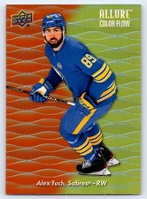 2023-24 Upper Deck Allure Orange-Yellow CF-9 Alex Tuch, Buffalo Sabres