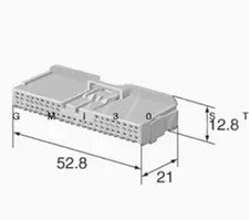 10PC Connector 6098-4831 60984831 Automotive Plug-i