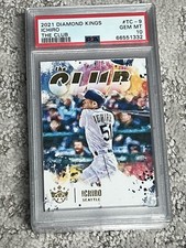 PSA 10 GEM MINT BASEBALL CARD 2021 DIAMOND KINGS THE CLUB HOF ICHIRO SUZUKI