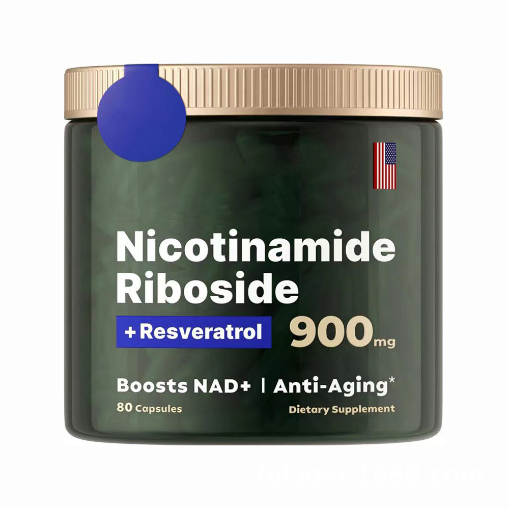 NAD+ Supplement for Anti-Aging Energy Focus Nicotinamide Riboside Resveratrol