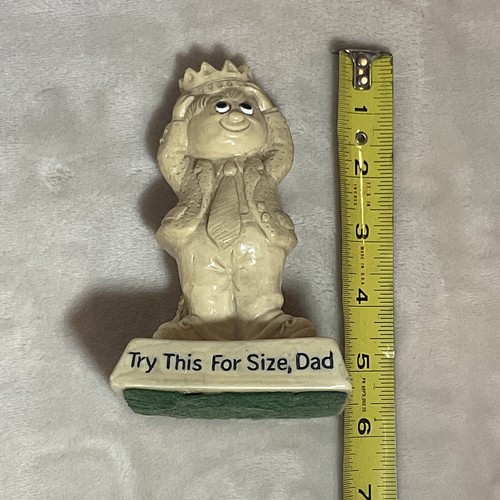 "Try This For Size Dad" - 1975 R&W Berries Sillisculpt Figur - Vatertagsgeschenk - Bild 6 von 8