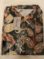 Hawaiian Shirt for Men, Summer Beach Casual Short Sleeve Button-XL