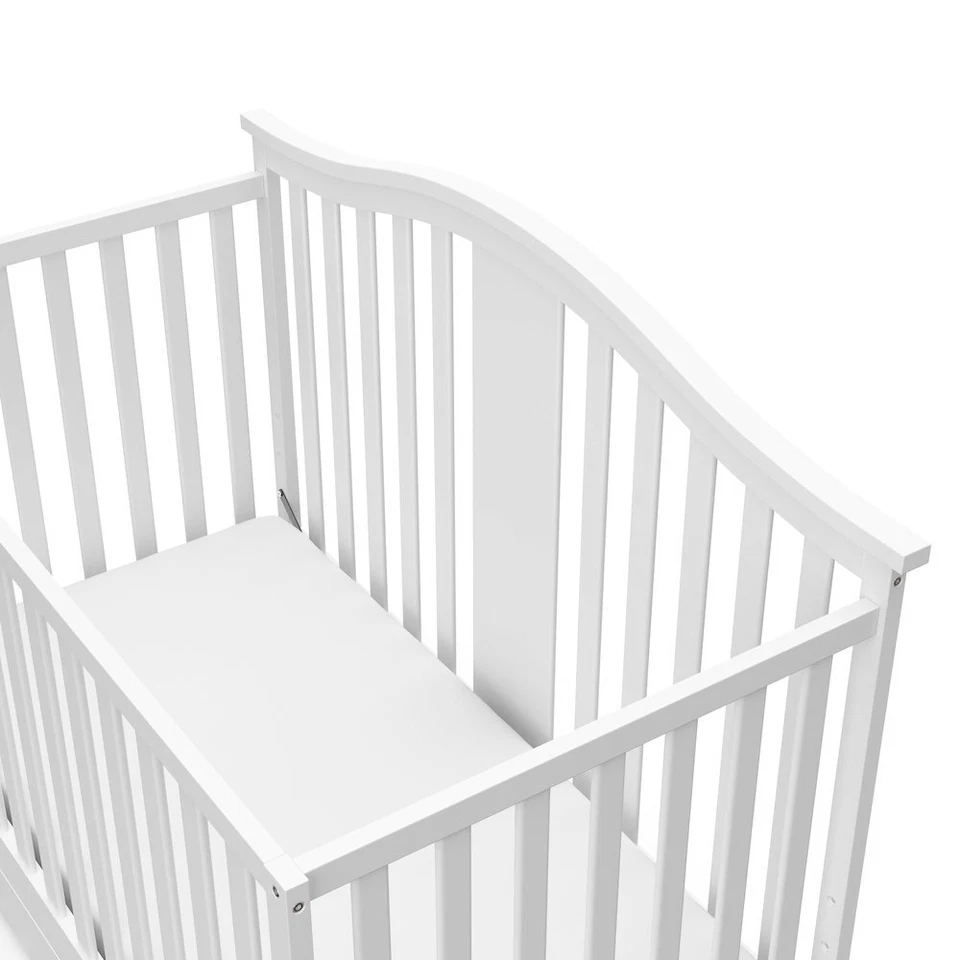 Graco Solano 4-in-1 Convertible Crib with Drawer - White - Image 2 of 4