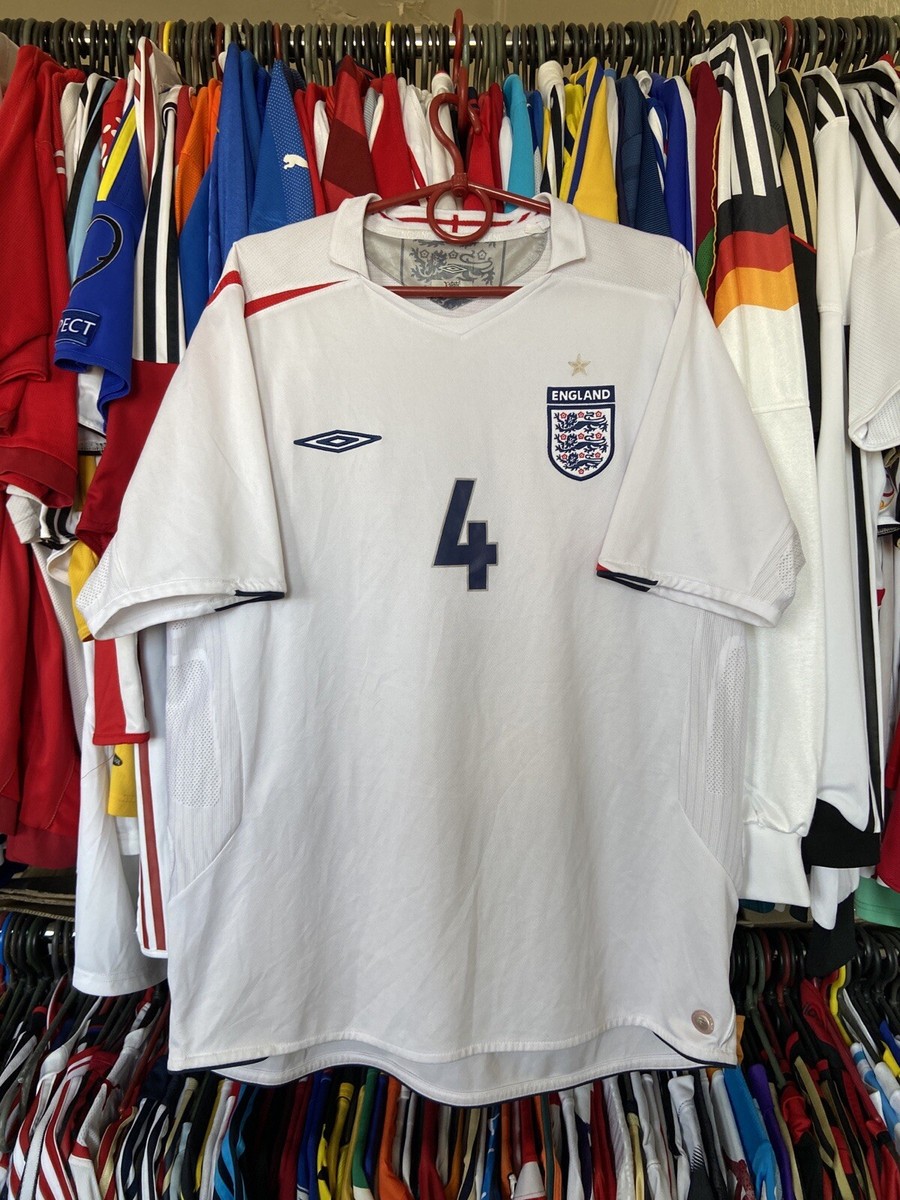 2006 UMBRO イギリス代表 サッカーシャツ ゲームシャツ L 白 2006 UMBRO イギリス代表 サッカーシャツ ゲームシャツ L 白