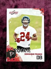 Dominique Franks 2010 Score Color Blast Match RC MINT Falcons Jersey Oklahoma SP
